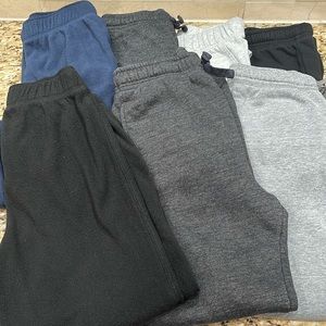 Lot of 7 boys fleece pants